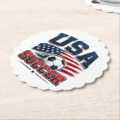 Fußball 2026 USA Untersetzer (angewinkelt)
