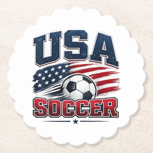 Fußball 2026 USA Untersetzer (Vorderseite)