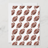 Fußball 2. Geburtstagsfeier Party Einladung (Rückseite)