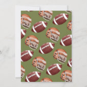 Fußball 2. Jahr ab Geburtstag Einladung (Rückseite)