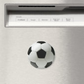 Fußball 2¼ Zoll rundes Spiel Magnet (In Situ (Geschirrspüler))