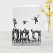 Fußball, 30er karte (Gelbe Blume)