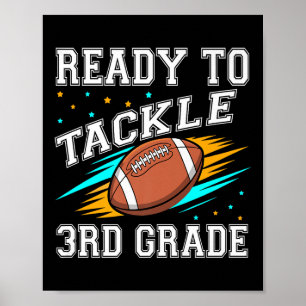 Fußball 3. Dritte Klasse Erster Schultag zurück  Poster