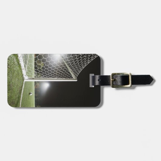 Fußball 3 gepäckanhänger (Vorderseite horizontal)