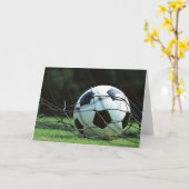 Fußball 3 karte (Gelbe Blume)