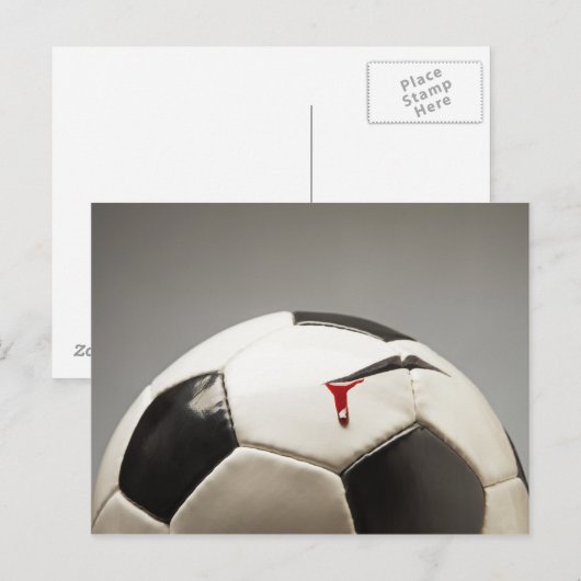 Fußball 3 postkarte (Vorne/Hinten)