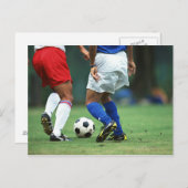Fußball 3 postkarte (Vorne/Hinten)