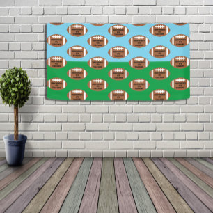 Fußball 4. Jahr ab Geburtstag Banner