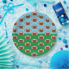 Fußball 4. Jahr ab Geburtstag Pappteller