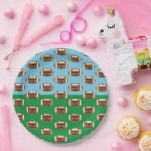 Fußball 4. Jahr ab Geburtstag Pappteller (Party)