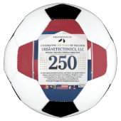 Fußball 4. Juli 250. Rot Weiß Blau (Vorderseite)