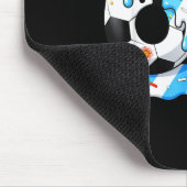 Fußball 67 Argentinien-Flagge Sechs Sieben Lustig  Mousepad (Ecke)