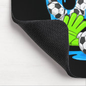 Fußball 67 Sechs Sieben Gen Alpha Meme Drip 67 Eis Mousepad (Ecke)