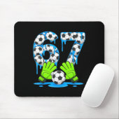 Fußball 67 Sechs Sieben Gen Alpha Meme Drip 67 Eis Mousepad (Mit Mouse)