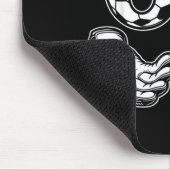 Fußball 67 Sechs Sieben Kostüm Fußballfans Mousepad (Ecke)
