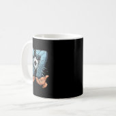 Fussball 67 Sechs Sieben Lustiges Gen-Alpha-Meme Kaffeetasse (Vorderseite Links)