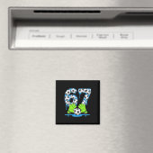 Fußball 67 Six Seven Gen Alpha Meme Drip 67 Eiscre Magnet (In Situ (Geschirrspüler))