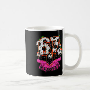 Fußball 67 Six Seven Lustige Gen Alpha Meme Drip J Kaffeetasse