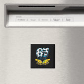 Fußball 67 Six Seven Lustiges Gen-Alpha-Meme-Drip- Magnet (In Situ (Geschirrspüler))