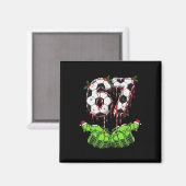 Fußball 67 Six Seven Lustiges Gen Alpha Meme Drip  Magnet (Vorderseite/Rückseite)