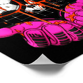 Fußball 67 Six Seven Lustiges Gen Alpha Meme Drip  Poster (Ecke)