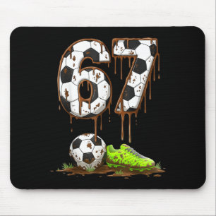 Fußball 67 Six Seven Meme Jungen Teenager Kinder G Mousepad