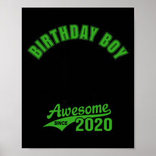 Fußball 6. Geburtstag Junge Kinder Sport Fußll Par Poster