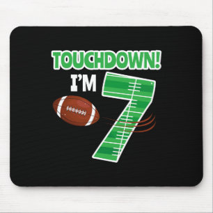 Fußball 7. Geburtstagsparty Spielball Lover Team Mousepad