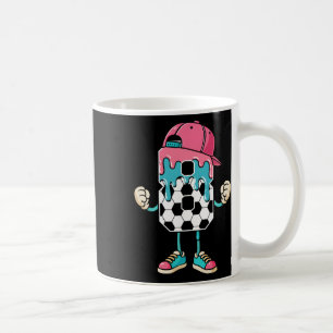 Fußball 8 Jahre alte Eiscreme-Tropf Jugend 8. Gebu Kaffeetasse