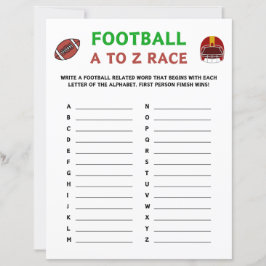 Fußball A bis Z Race Game
