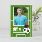 Fußball-Abschluss 2012 Einladung (Stehend Vorderseite)