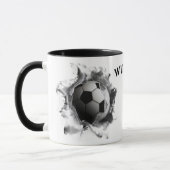 Fußball-Abschluss-Geschenk Tasse (Links)