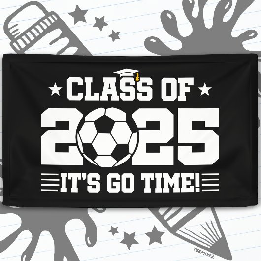 Fußball-Abschluss-Klasse 2025 Banner