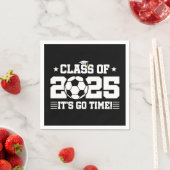 Fußball-Abschluss-Klasse 2025 Serviette (Beispiel)