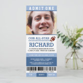 Fußball-Abschluss-Party lädt ein Einladung (Stehend Vorderseite)