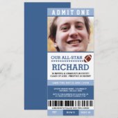 Fußball-Abschluss-Party lädt ein Einladung (Vorne/Hinten)