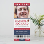 Fußball-Abschluss-Party lädt ein Einladung (Stehend Vorderseite)