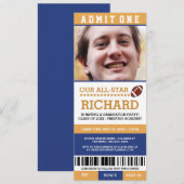 Fußball-Abschluss-Party lädt ein Einladung (Vorne/Hinten)