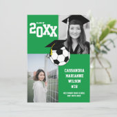 Fußball Abschluss Sportgrün Ankündigung (Stehend Vorderseite)