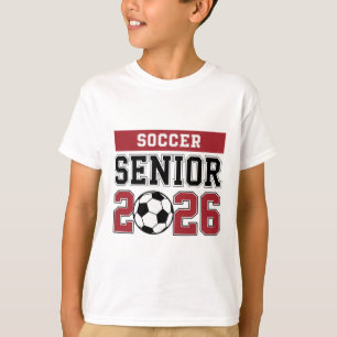 Fußball-Absolvent 2026 Fußball-Klasse von 2026 Abs T-Shirt