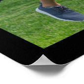 Fußball-Absolventen-Abschluss 5-Foto-Collage Poster (Ecke)
