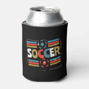 Fußball-Abstrakt-Wortkunst - Minimalistisch Dosenkühler