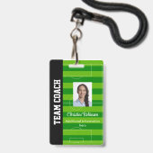 Fußball-Abzeichen Ausweis (Vorderseite mit Lanyard)