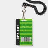 Fußball-Abzeichen Ausweis (Rückseite mit Lanyard)