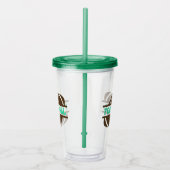 Fußball Acryltrinkbecher (Rechts)