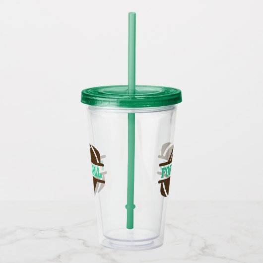 Fußball Acryltrinkbecher (Rechts)