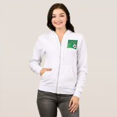 Fußball Afrika Bold Green Fußball Hoodie (Vorne ganz)
