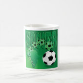 Fußball Afrika Bold Green Fußball Kaffeetasse (Mittel)