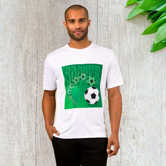 Fußball Afrika Bold Green Fußball T-Shirt