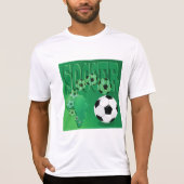 Fußball Afrika Bold Green Fußball T-Shirt (Vorderseite)
